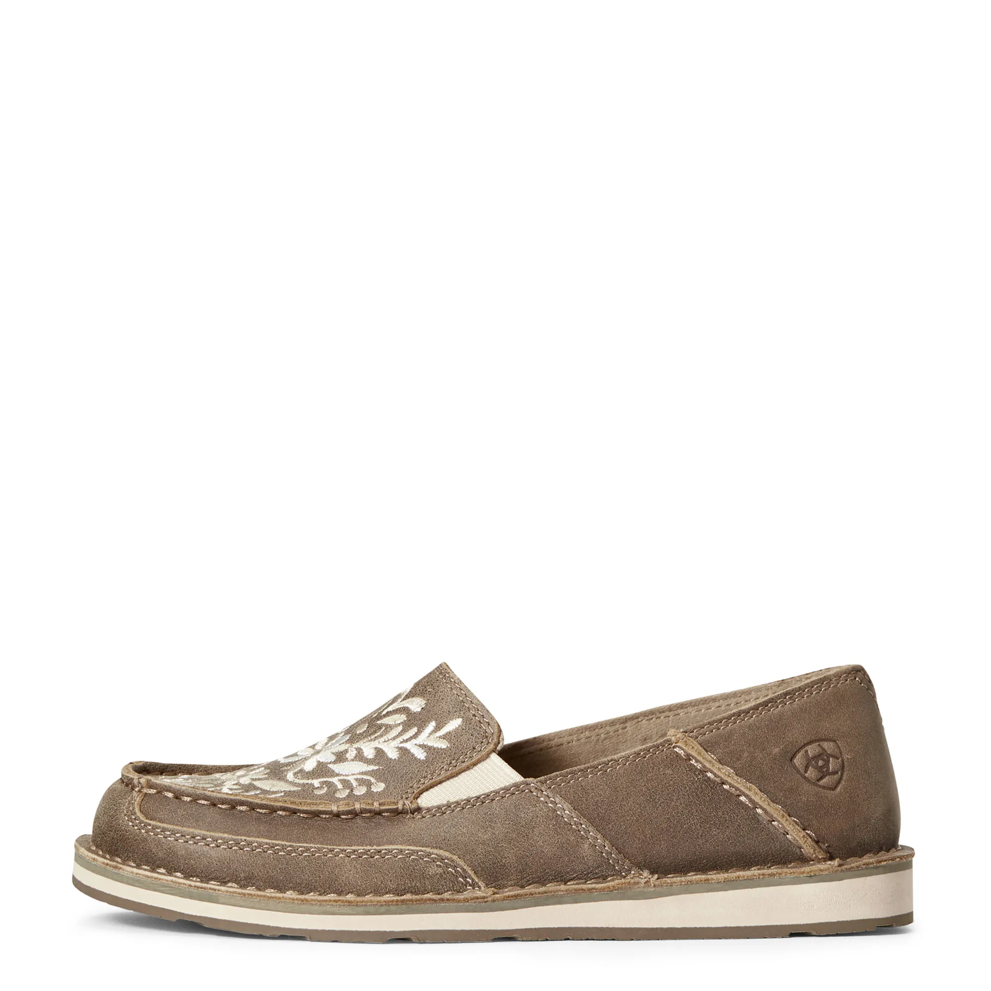 Ladies Ariat Brown Embroidered Cruiser