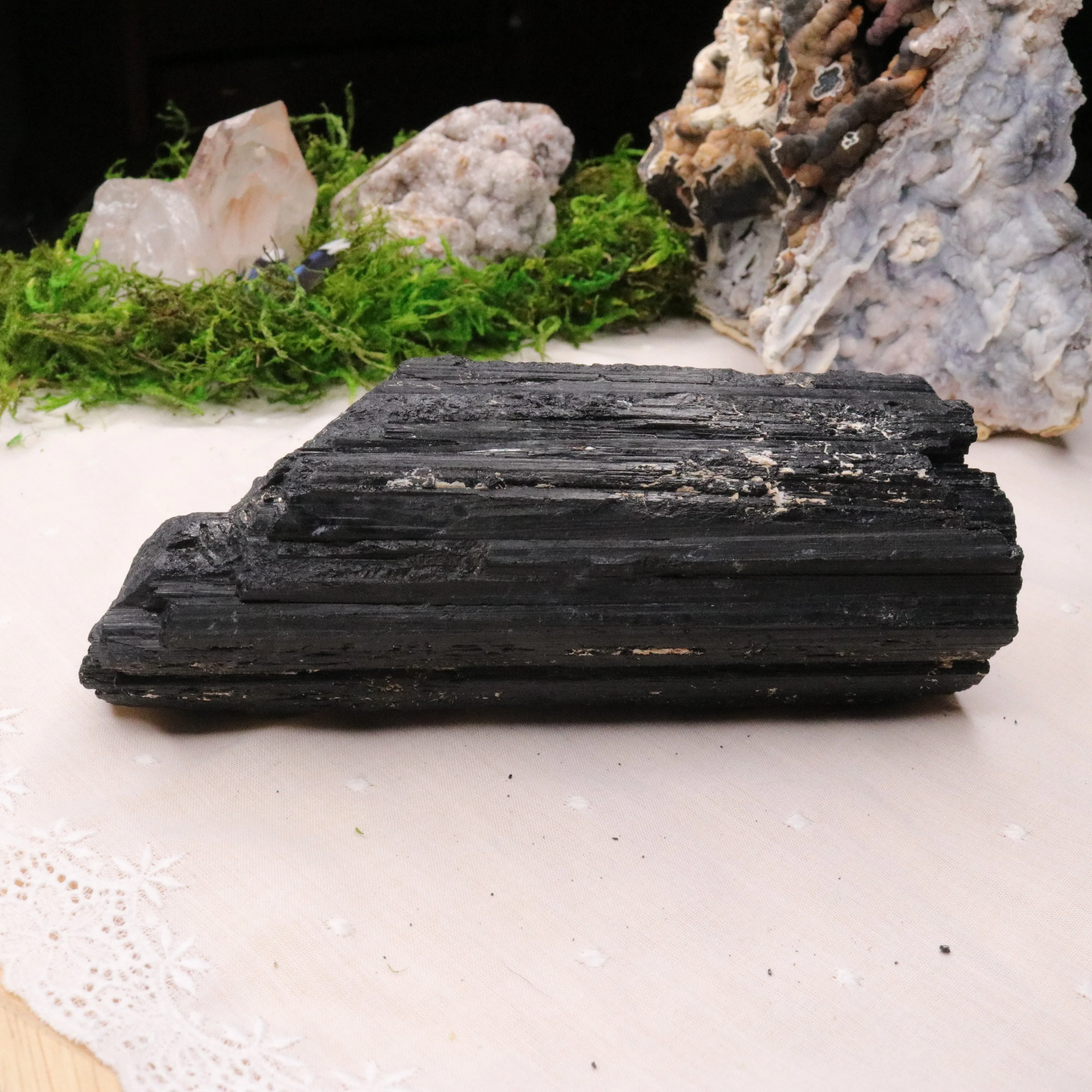 Large Black Tourmaline Chunky Rod ~Display Specimen~ Protective and Grounding