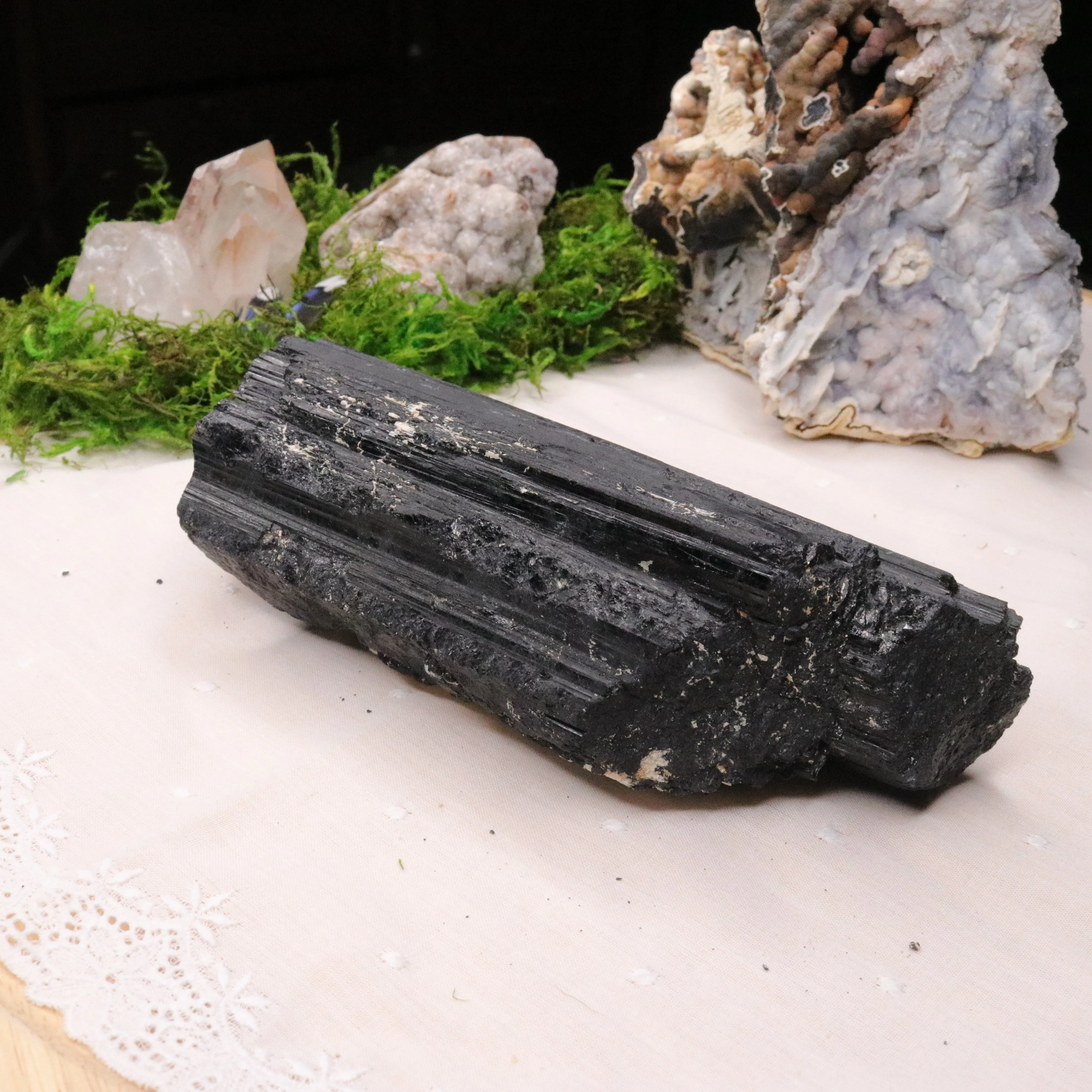 Large Black Tourmaline Chunky Rod ~Display Specimen~ Protective and Grounding