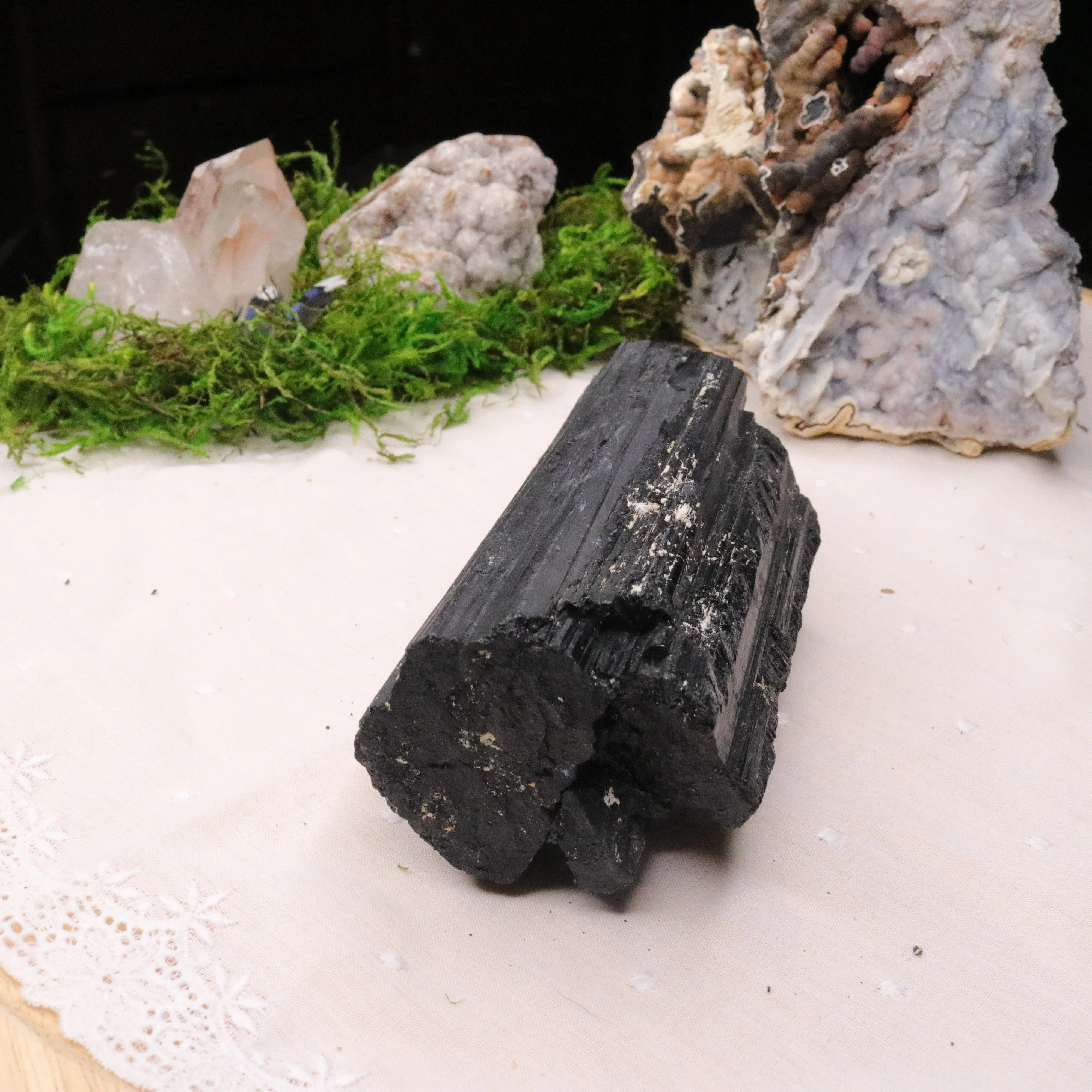 Large Black Tourmaline Chunky Rod ~Display Specimen~ Protective and Grounding