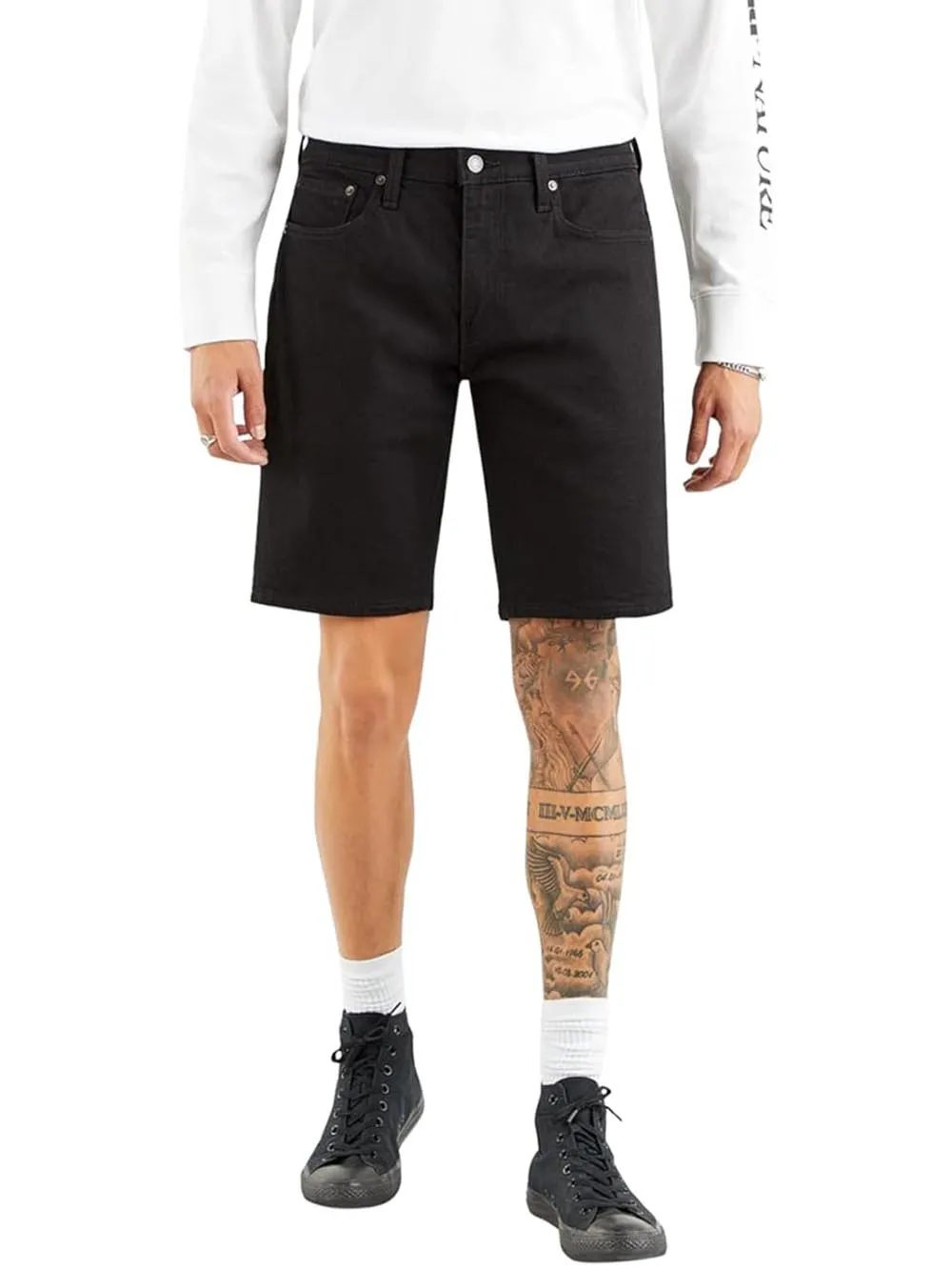 Levi's Bermuda Uomo 405 Standard Shorts 39864 Nero