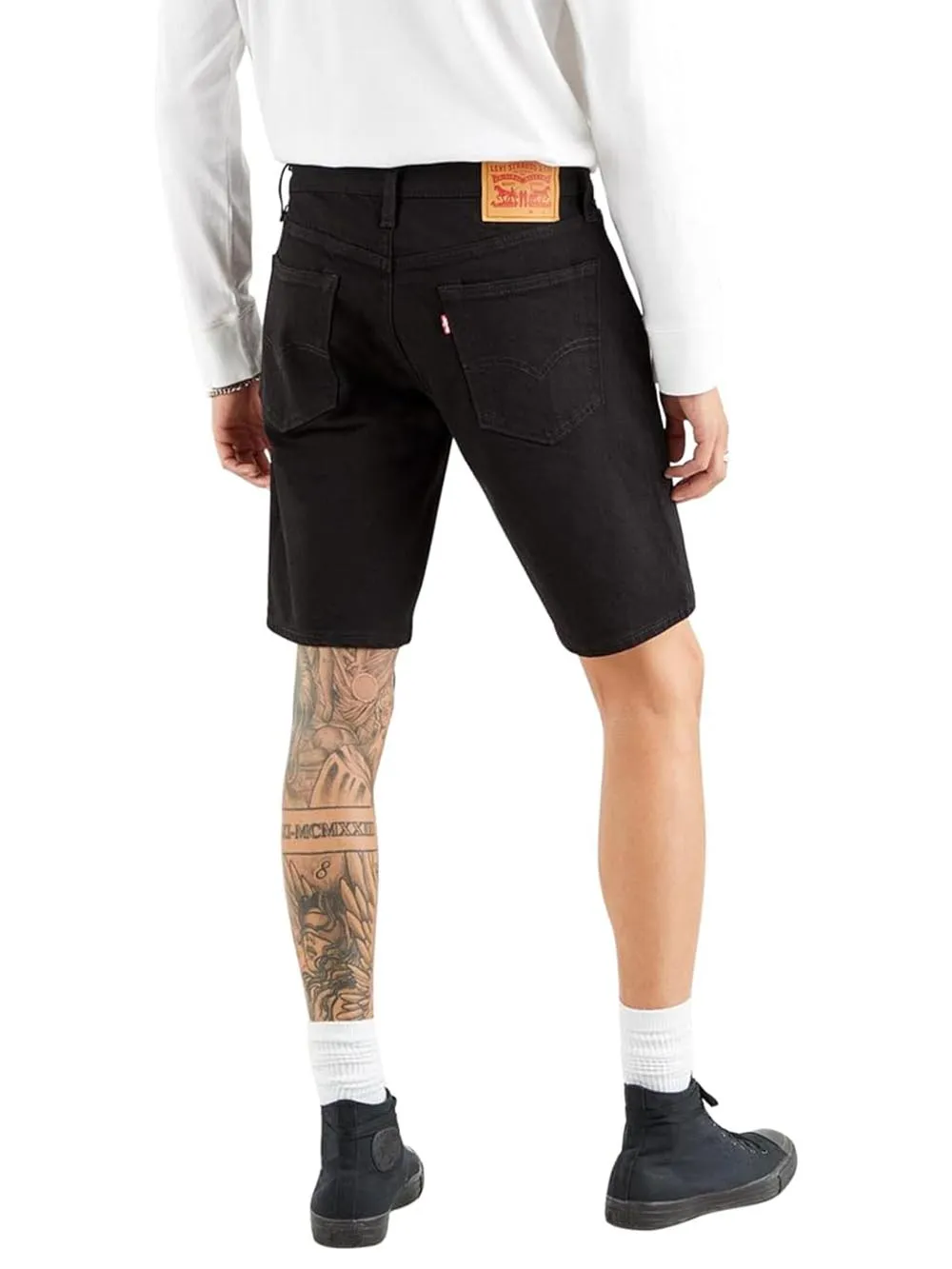 Levi's Bermuda Uomo 405 Standard Shorts 39864 Nero