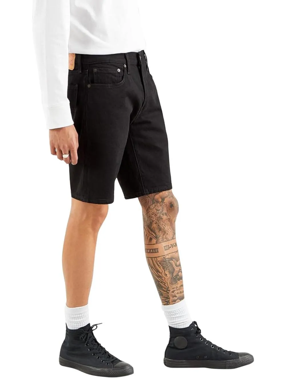 Levi's Bermuda Uomo 405 Standard Shorts 39864 Nero