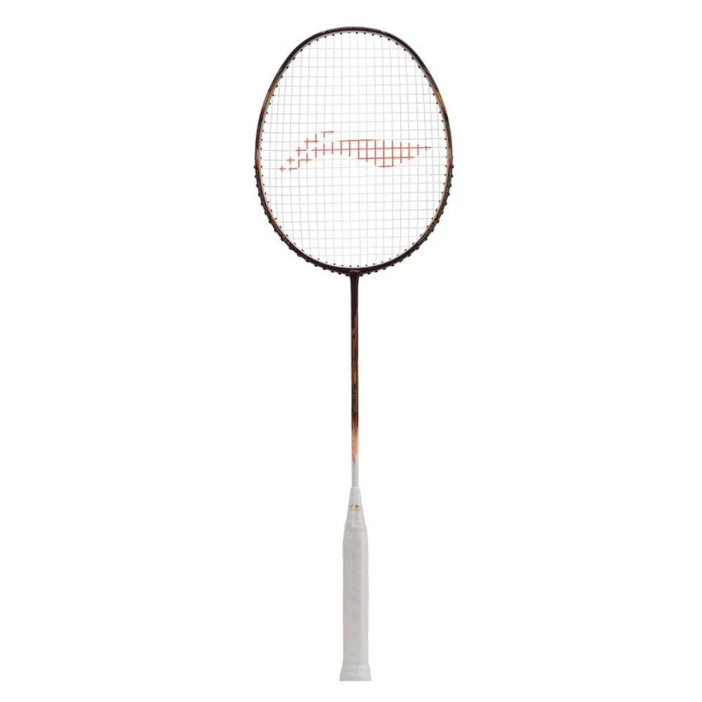 Li-Ning Super Series SS100 Super Light Strung Badminton Racquet (Maroon/White)