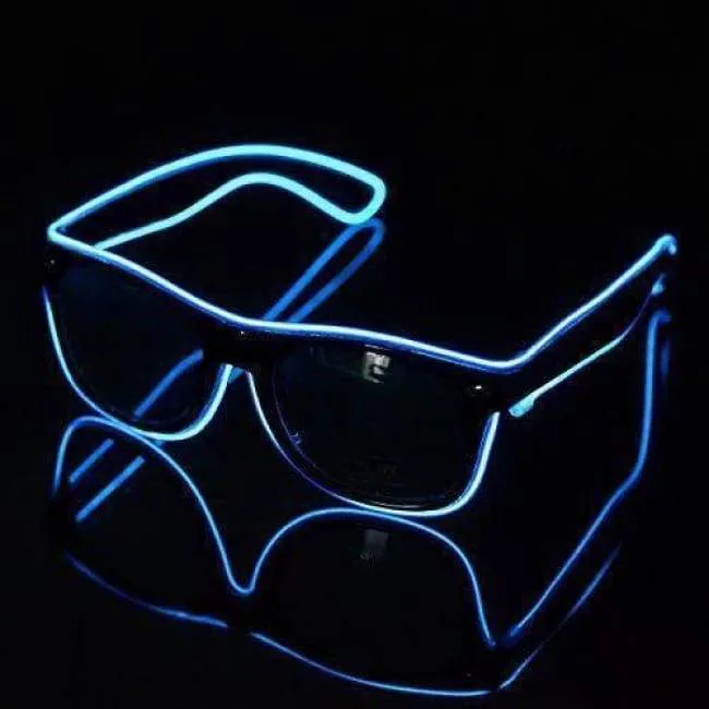 Light up LED Glasses - Blue