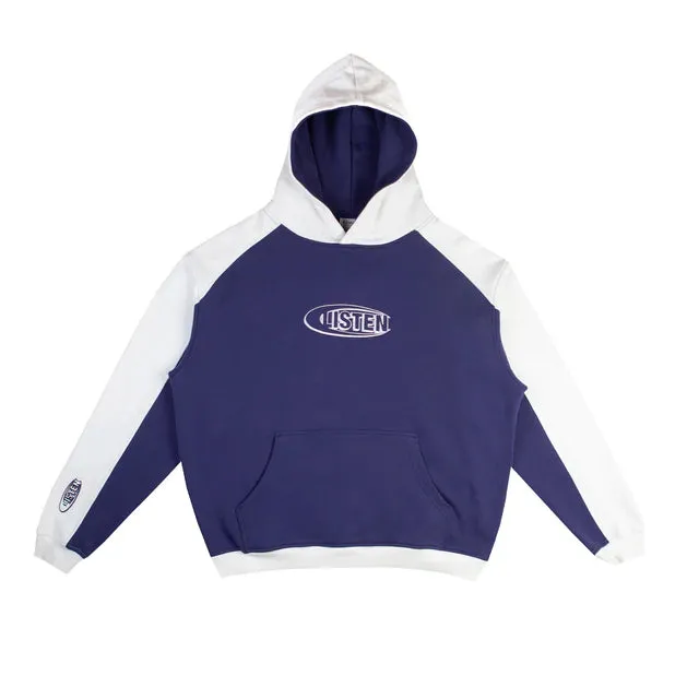 Listen The Dice Hood- Navy/White