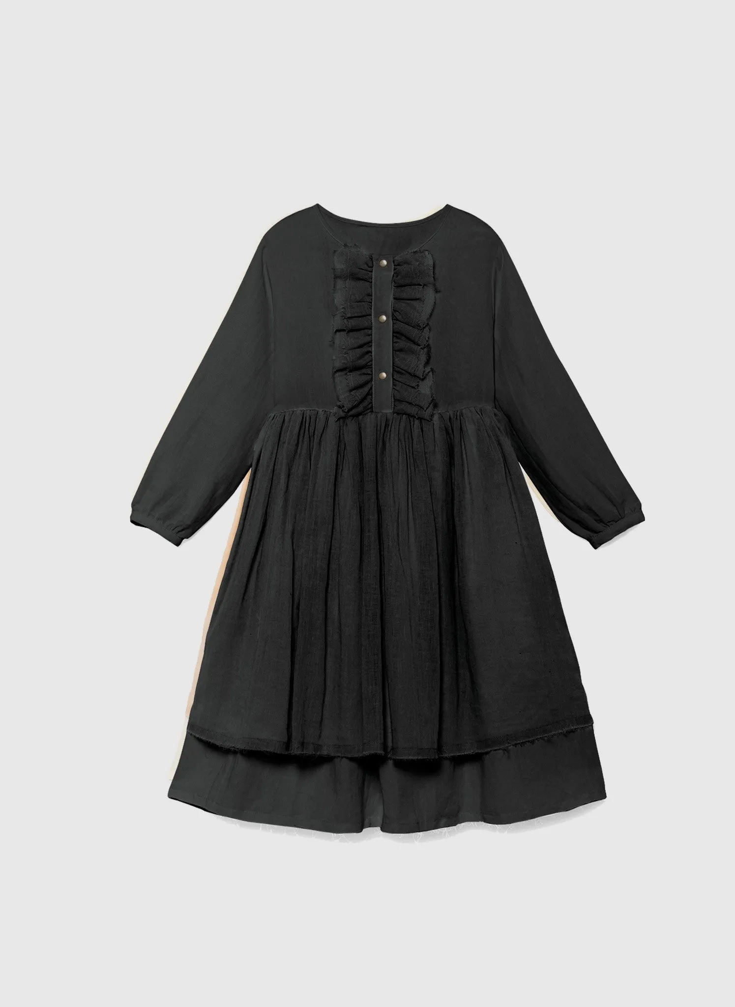 Little Creative Factory Nicole's Ruffled Dress in Slate