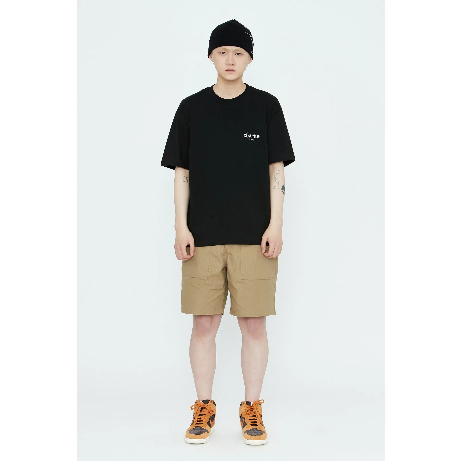 LMC  |Unisex Street Style Plain Logo T-Shirts