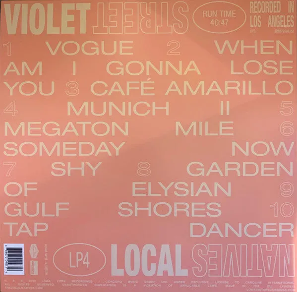 Local Natives ~ Violet Street