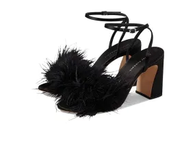 Loeffler Randall Minerva Simple Sandals with Feathers