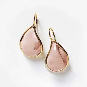 LOULOU SIMPLE EARRINGS ROSE