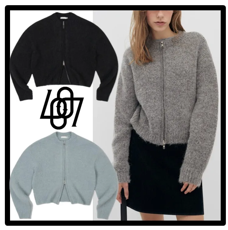 LOW CLASSIC  |Casual Style Street Style Logo Cardigans