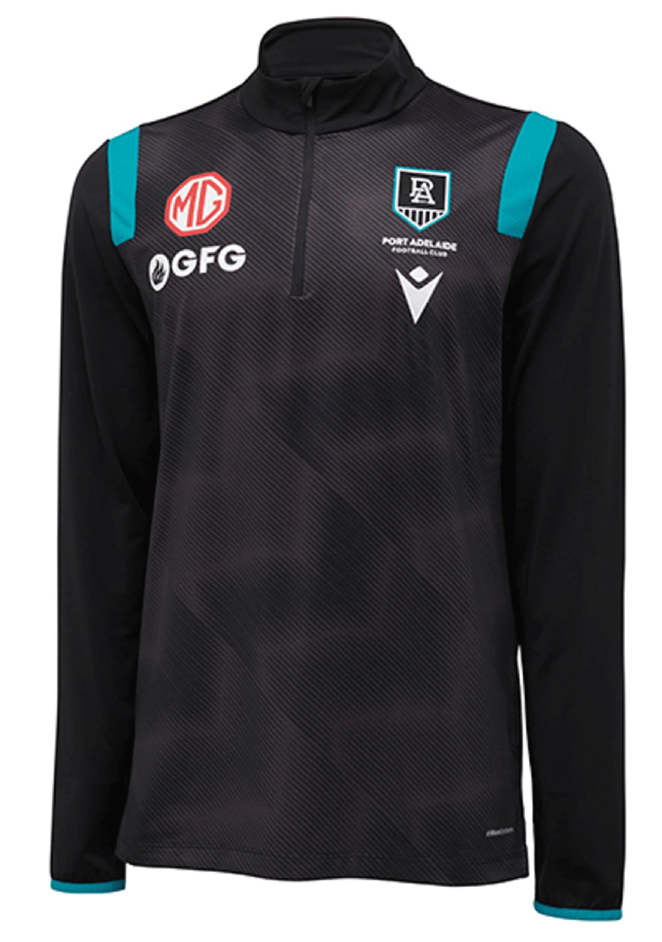 Macron Junior Port Adelaide 2022 1/4 Zip Training Top  58542827