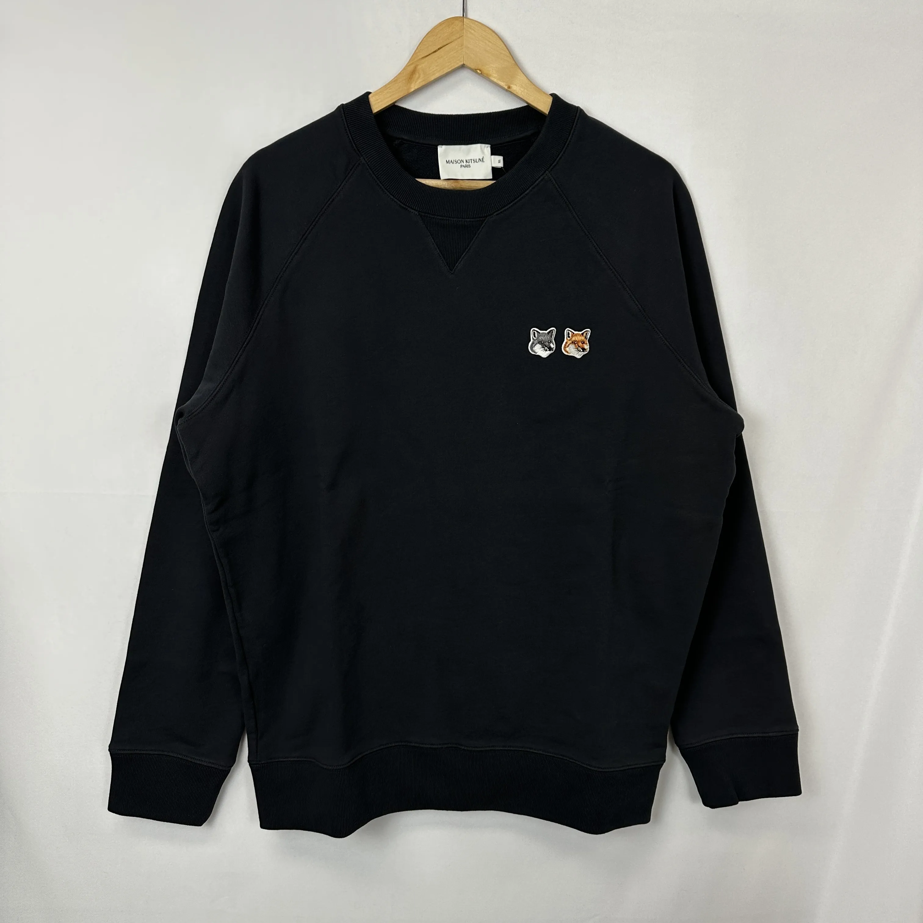 MAISON KITSUNE  |Street Style Logo Designers Sweatshirts