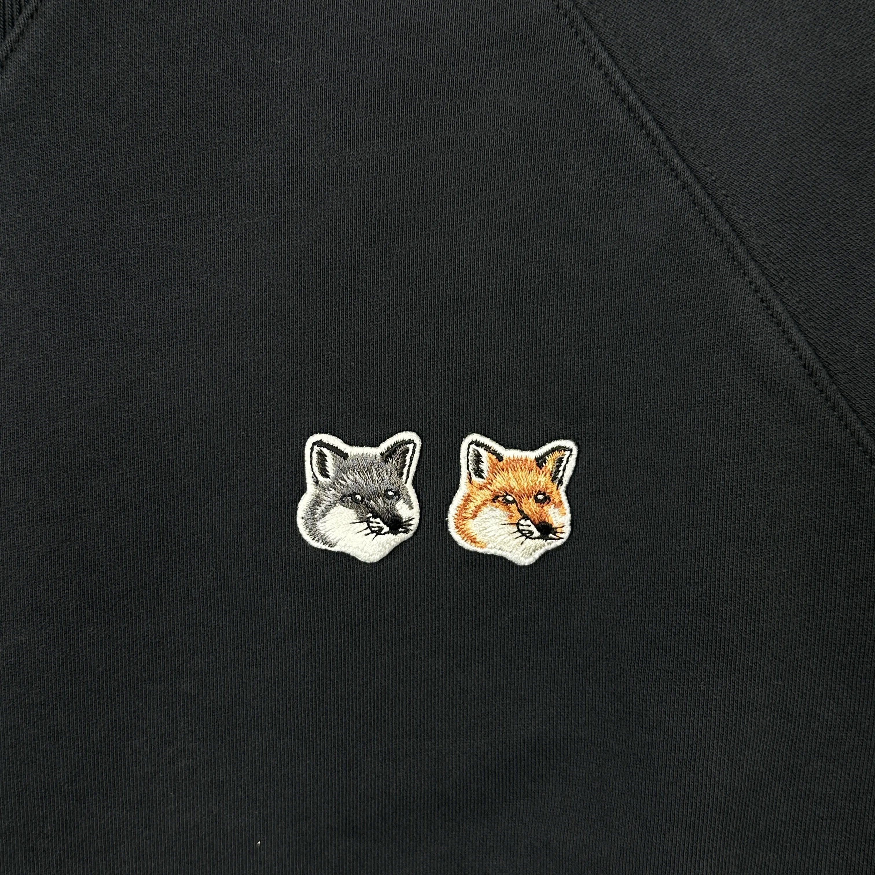 MAISON KITSUNE  |Street Style Logo Designers Sweatshirts