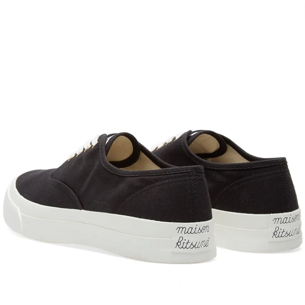 Maison Kitsuné Canvas SneakerBlack