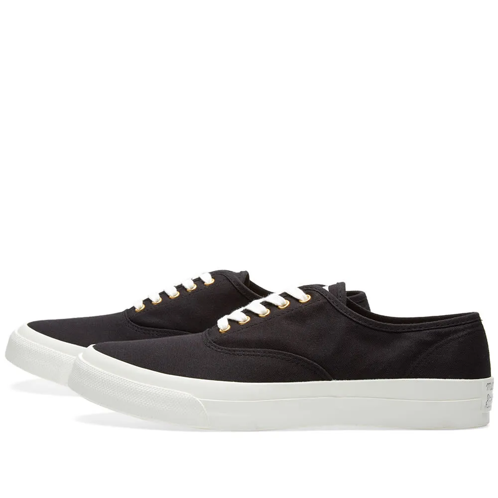 Maison Kitsuné Canvas SneakerBlack