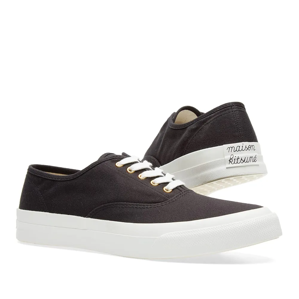 Maison Kitsuné Canvas SneakerBlack