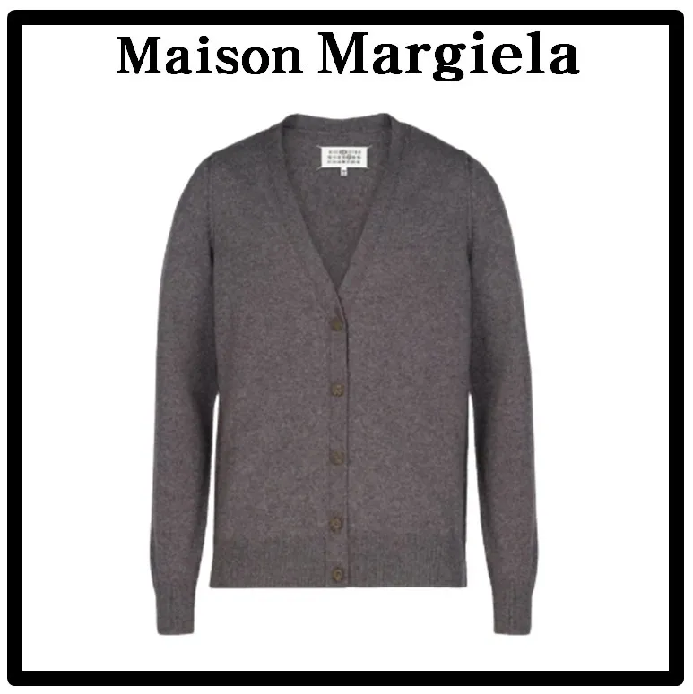 Maison Margiela  |Casual Style Street Style Logo Cardigans