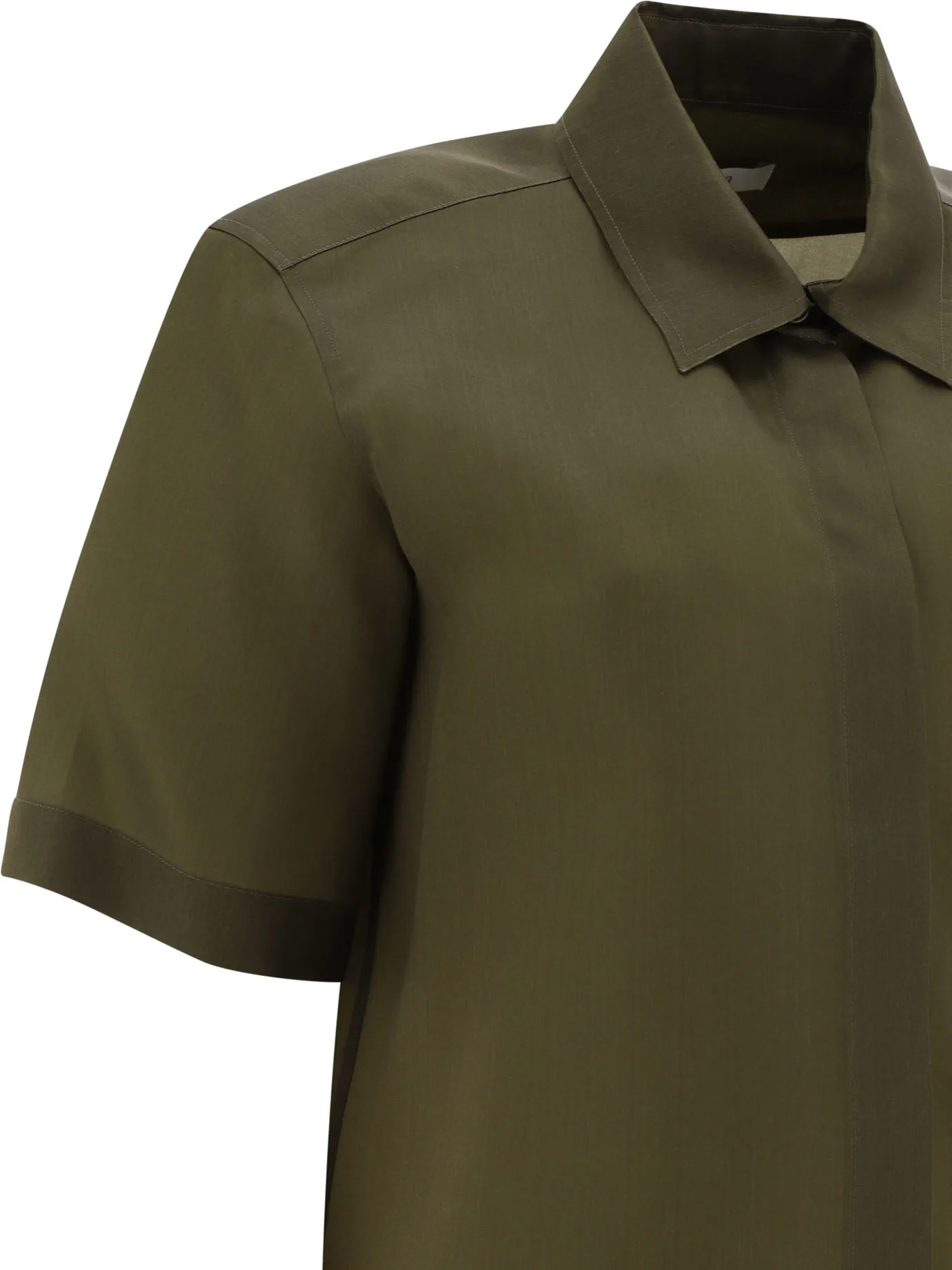 MaxMara  |Organza shirt with logo