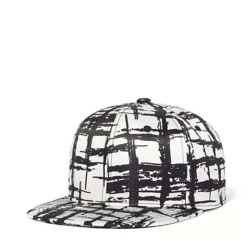 Men's Street Fashion Plaid Cap