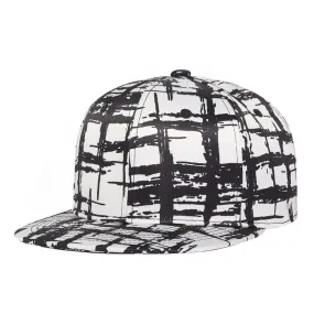 Men's Street Fashion Plaid Cap