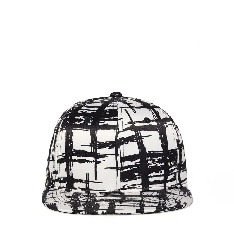 Men's Street Fashion Plaid Cap