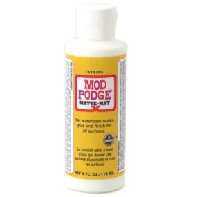 Mod Podge Matte All-In-One Decoupage Sealer / Glue / Finish (4 fl. oz. )