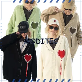 MODITEC  |Unisex Street Style Oversized Cardigans