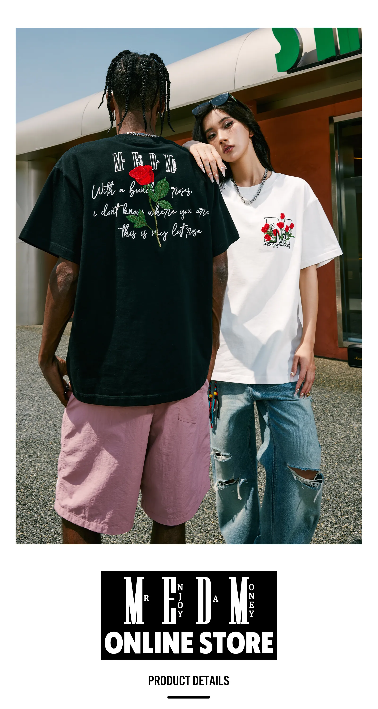 MR. ENJOY DA MONEY  |Unisex Street Style Cotton Short Sleeves T-Shirts