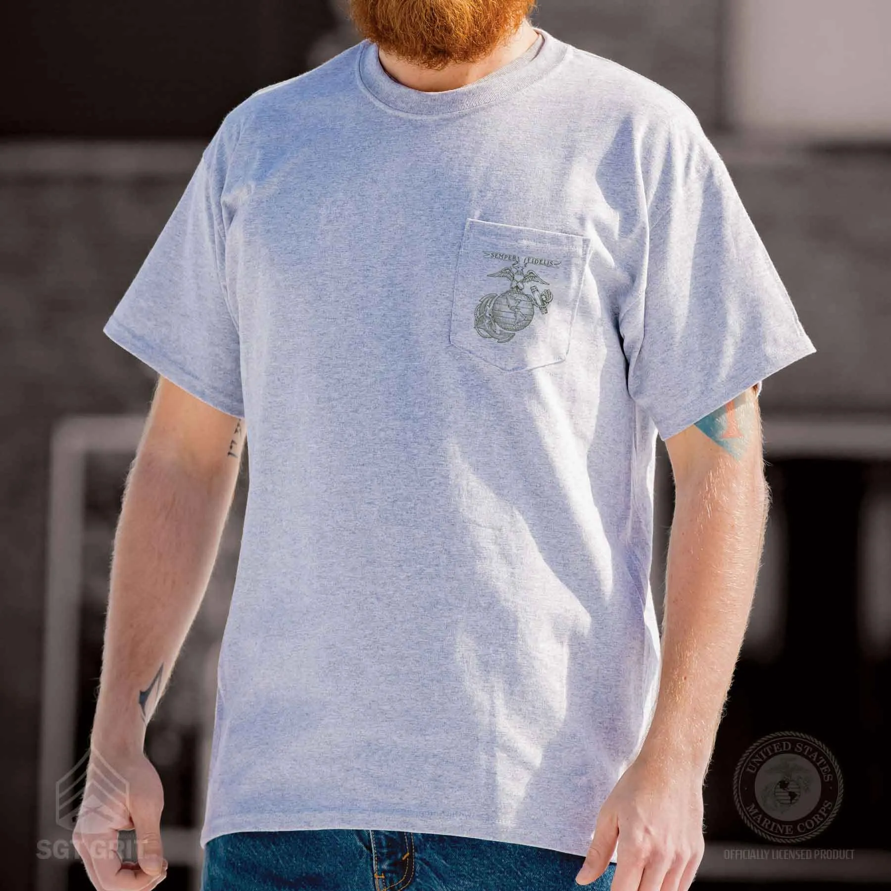 Not As Lean Back With Front Pocket T-Shirt