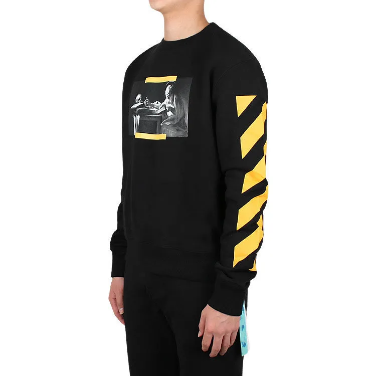 Off-White  |Street Style Logo Sweatshirts