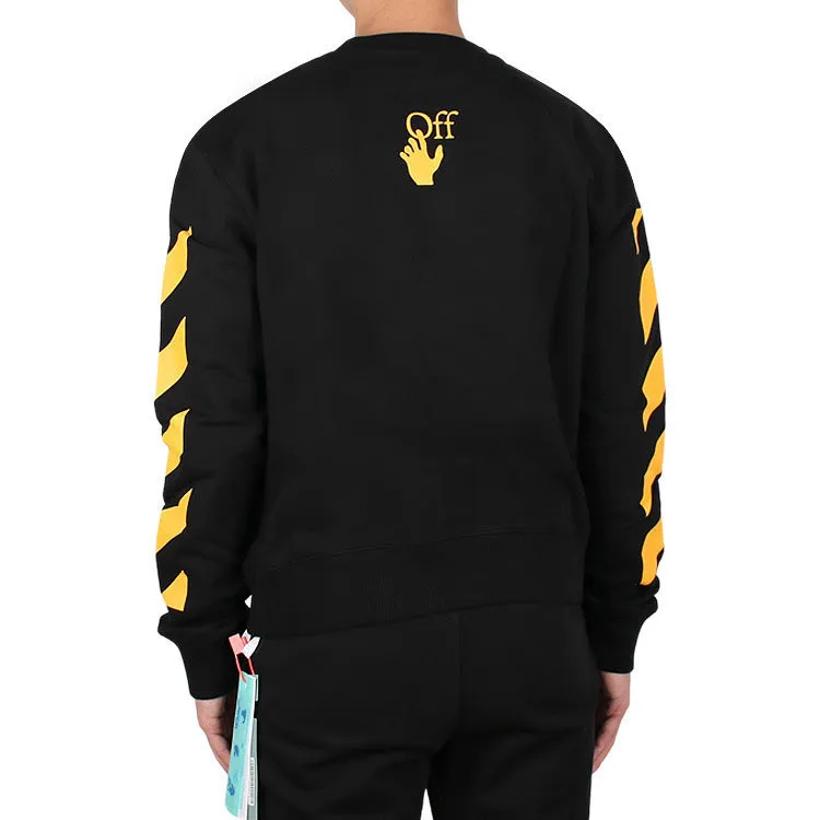 Off-White  |Street Style Logo Sweatshirts