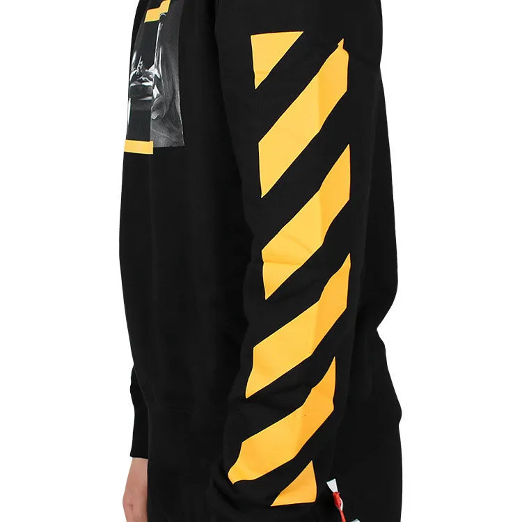 Off-White  |Street Style Logo Sweatshirts