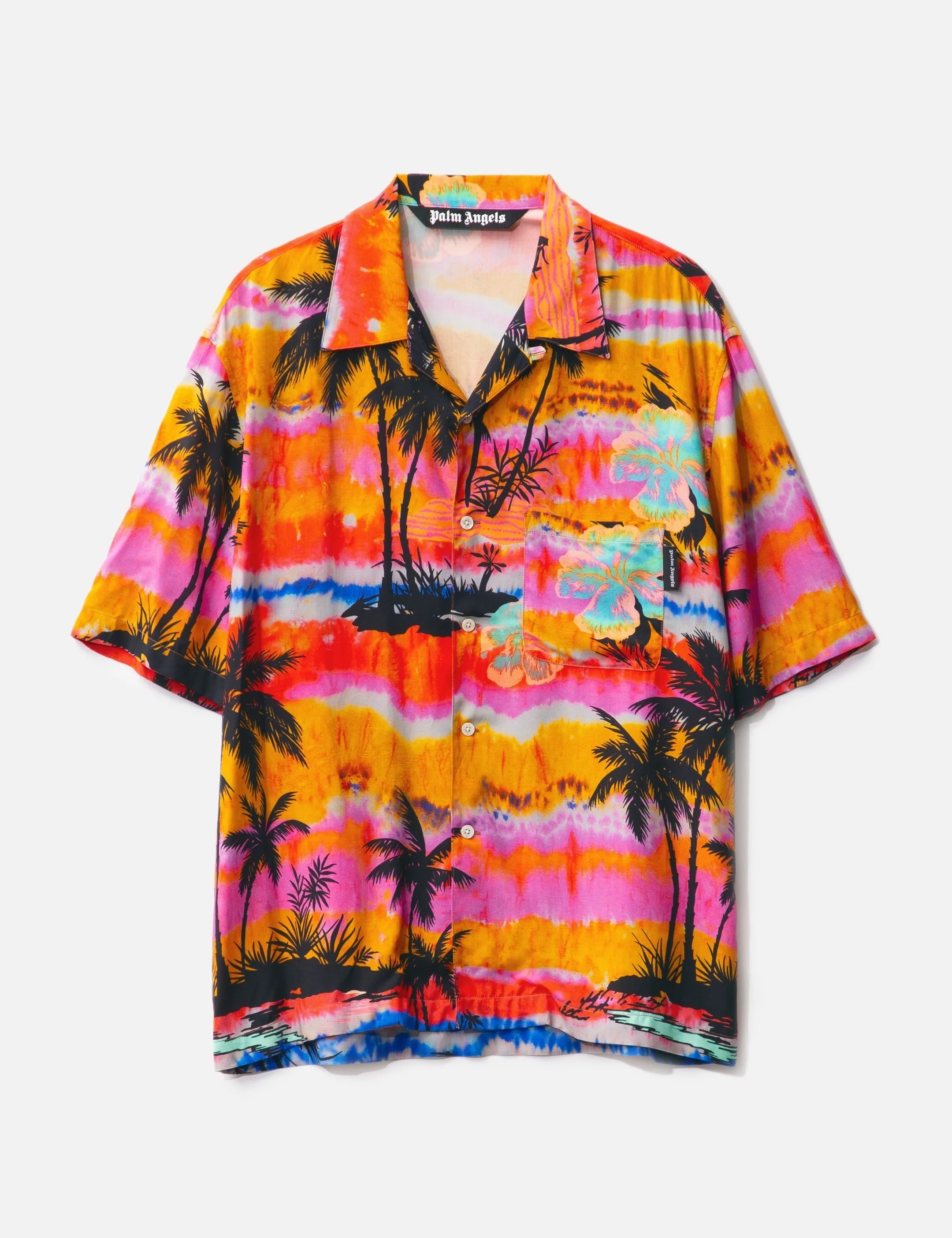 Palm Angels  |Street Style Cotton Short Sleeves Shirts