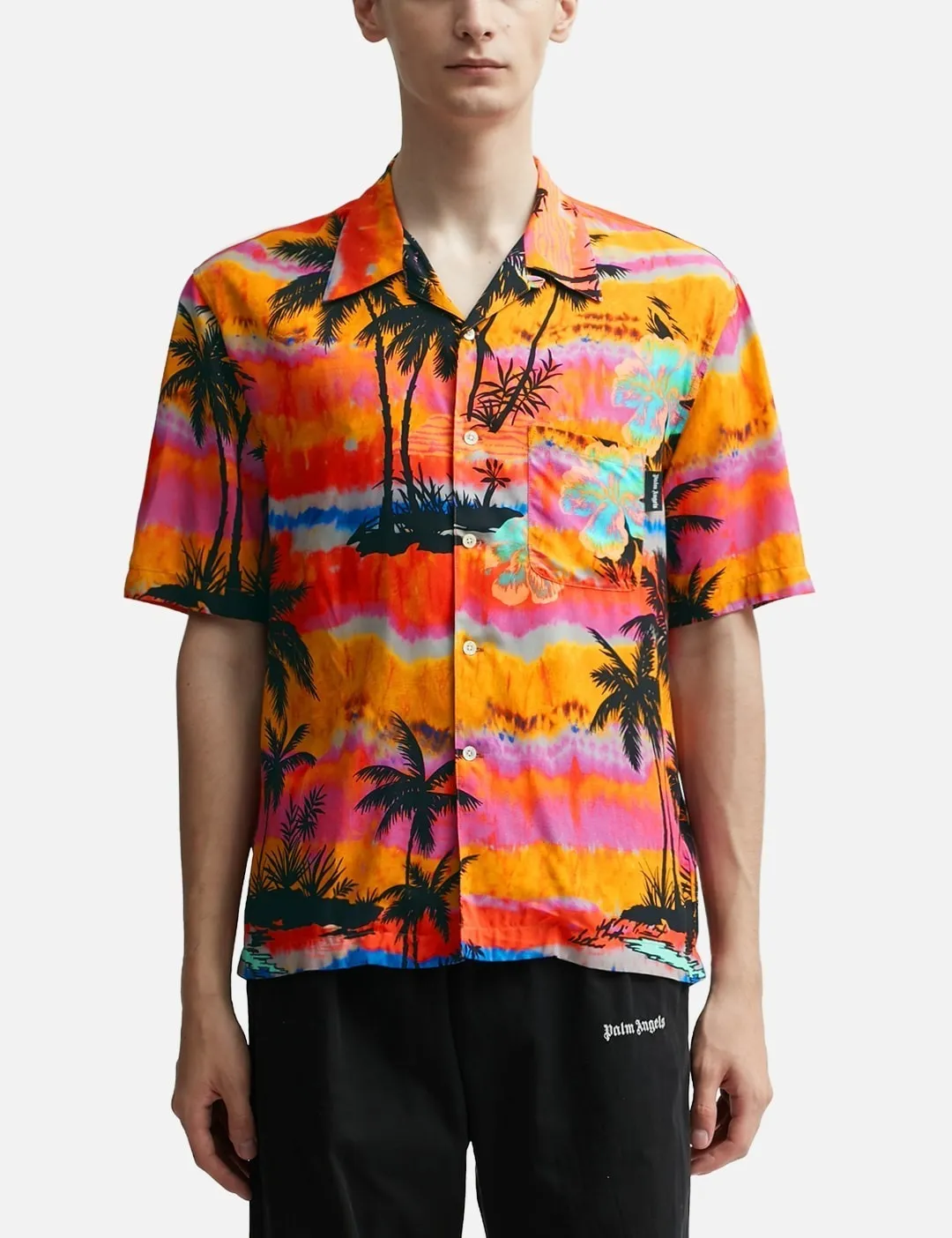 Palm Angels  |Street Style Cotton Short Sleeves Shirts