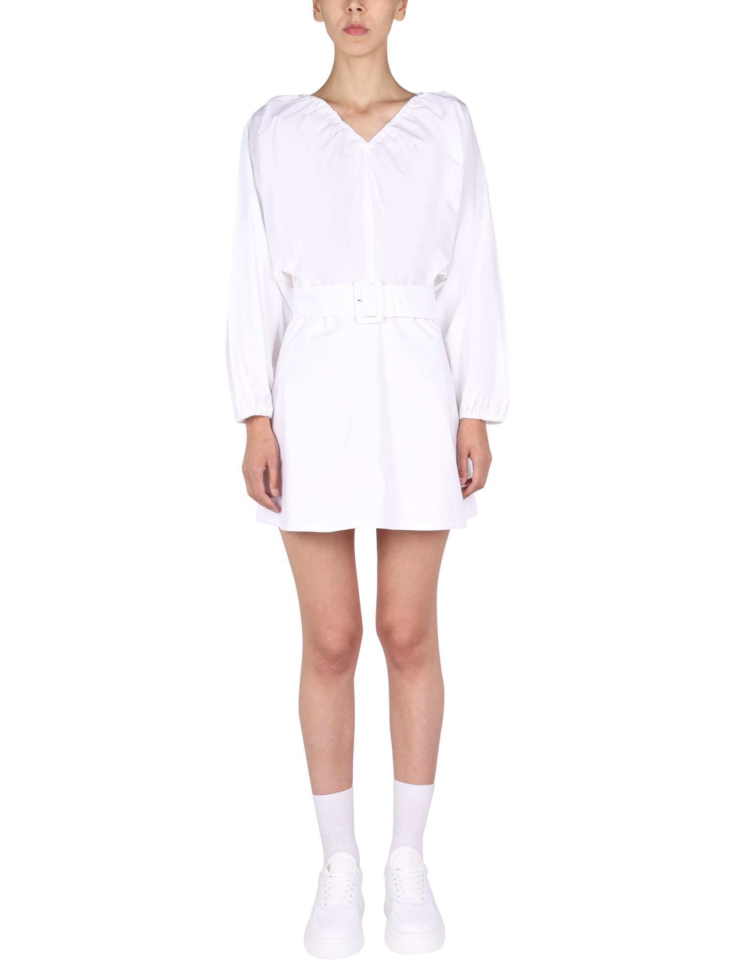 PATOU    ORGANIC COTTON BALLOON SLEEVES DRESS