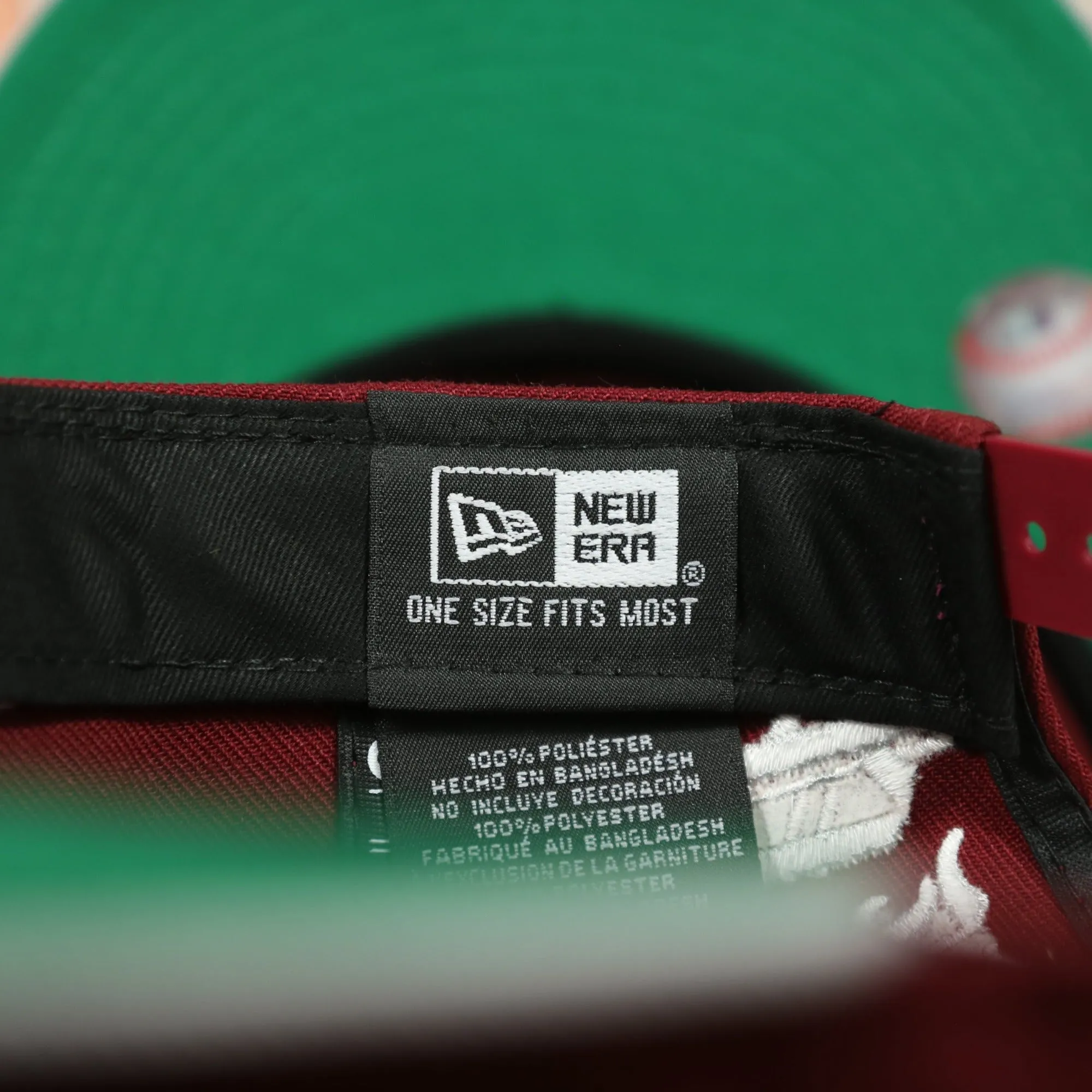 Philadelphia Phillies Cooperstown Green Bottom White Back Letter Arch 9Fifty Snapback | Back Word Arch Maroon 9Fifty