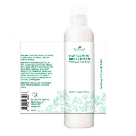 Plant Therapy Body Lotion with Aloe and Shea 8 oz