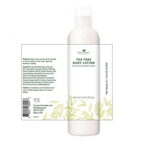 Plant Therapy Body Lotion with Aloe and Shea 8 oz