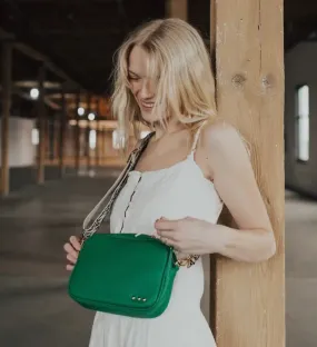 Pretty Simple Vegan Leather Crossbody Bag with Guitar Strap