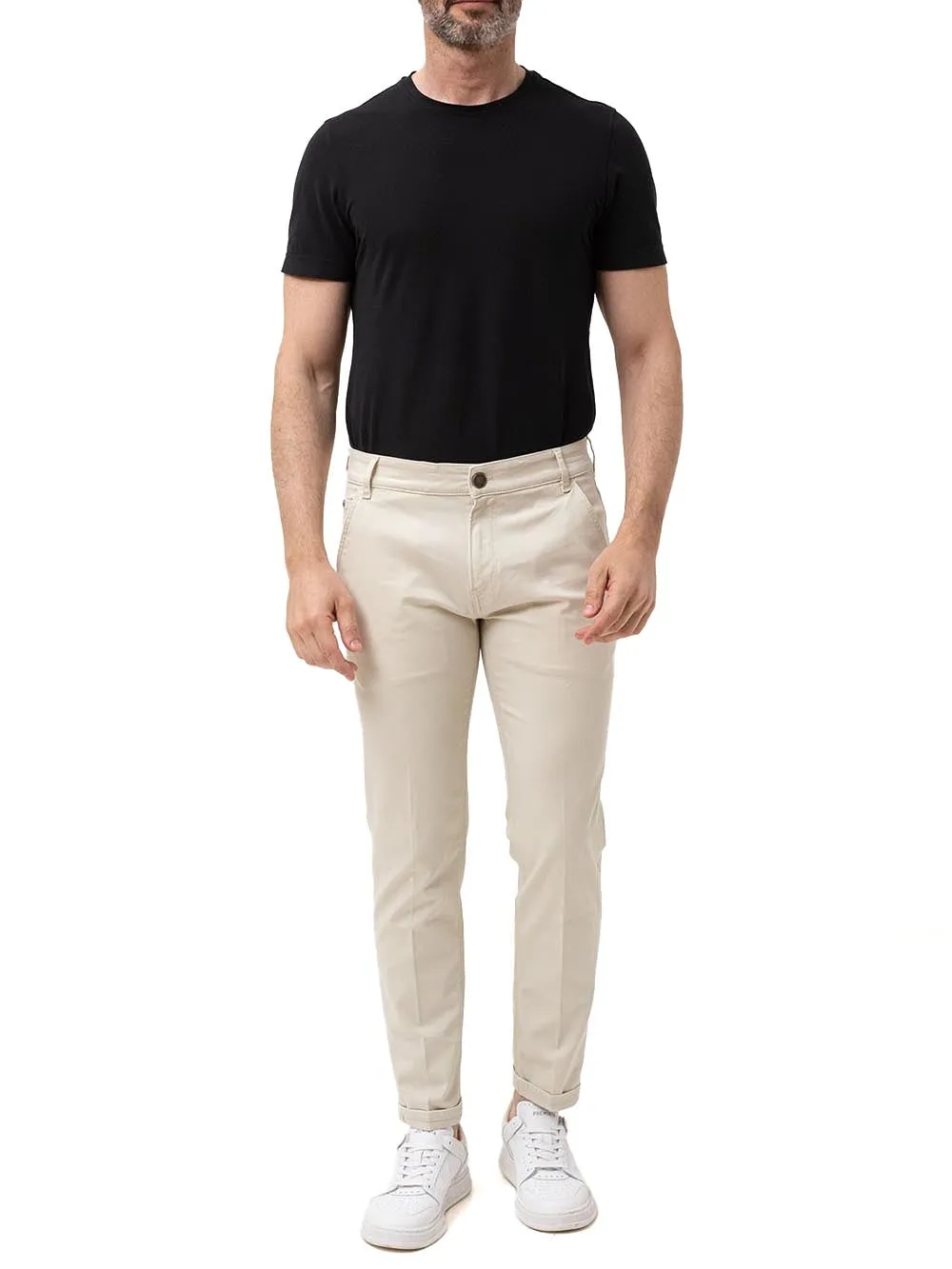 Pt Torino Pantalone Uomo C5 Tl05b00bas Pu34 Beige