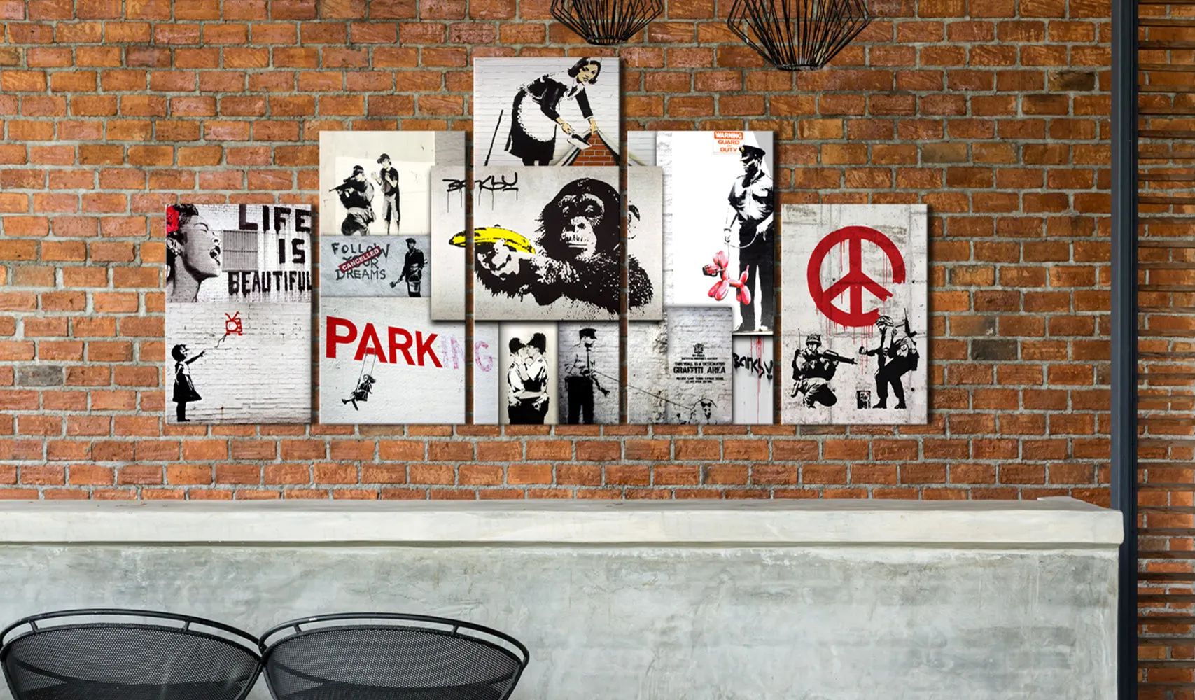 Quadro Street Crimes Banksy Art