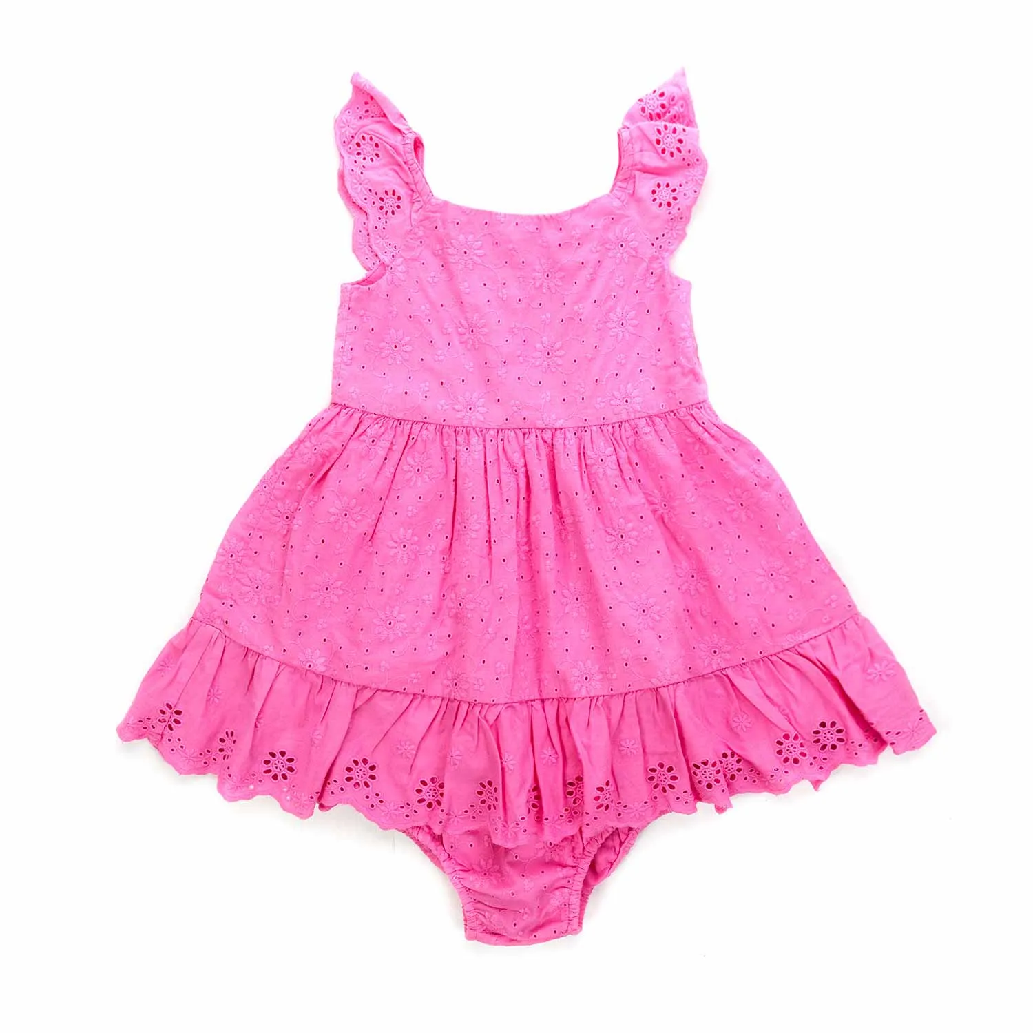 Ralph Lauren Baby Girl Pink Cotton Dress