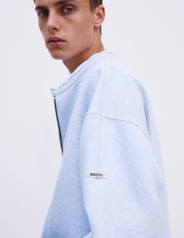 RECTO  |Street Style Cotton Logo Sweatshirts