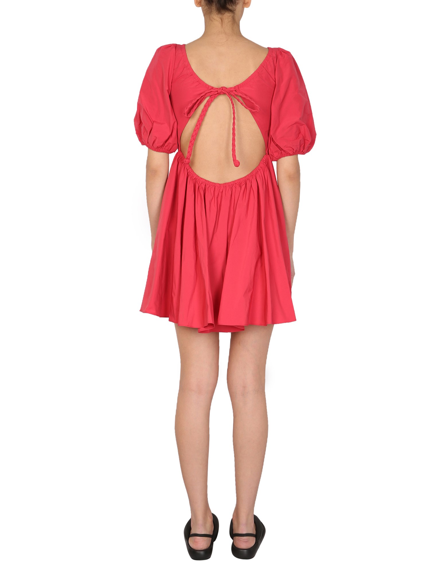 RED VALENTINO    COTTON TAFFETA DRESS