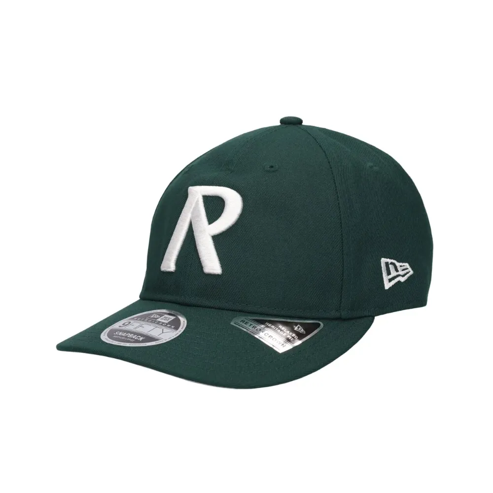 Represent Initial New Era Retro Crown 9FIFTY Cap Racing Green