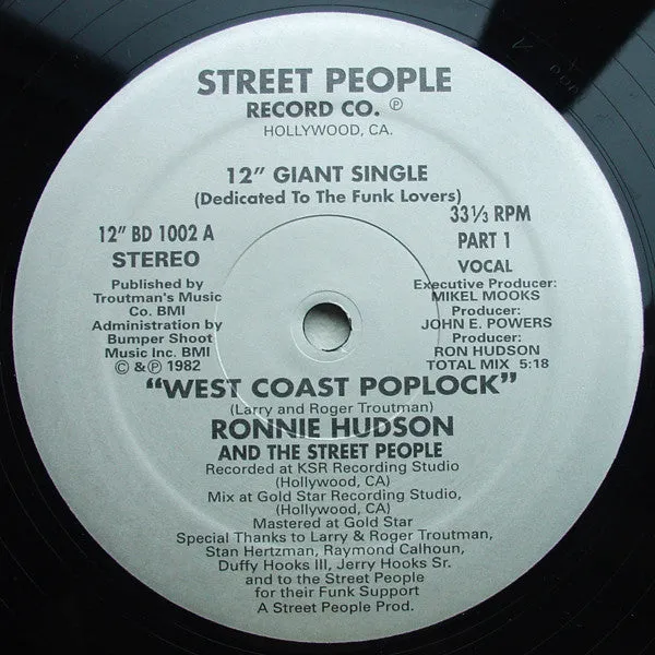 Ronnie Hudson And The Street People ~ West Coast Poplock