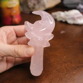 Rose Quartz Sailor Moon Wand Carving ~ Adorable Good Vibes ~