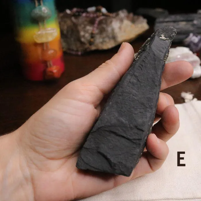 Rough Shungite and Pyrite Specimens ~ Grounding and EMF Blocking